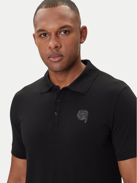 KARL LAGERFELD KARL LAGERFELD Polo 745020 554235 Crna Regular Fit