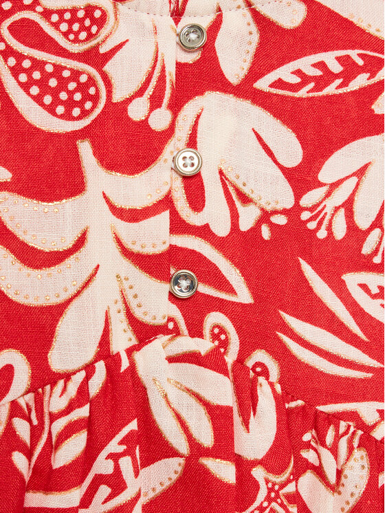 Mayoral Mayoral Sommerkleid 3923 Rot Regular Fit