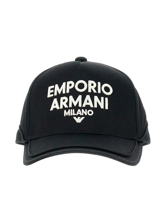 Emporio Armani Emporio Armani Czapka z daszkiem 627475 4R578 BLACK Czarny