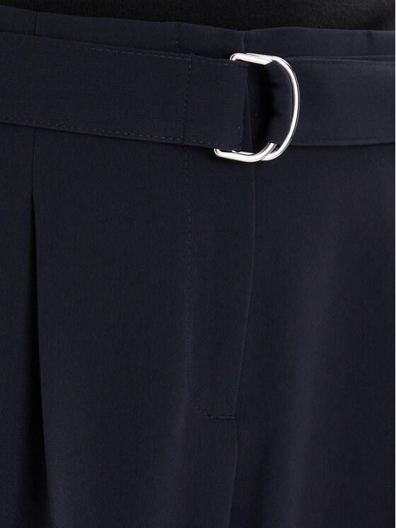 BOSS Boss Kalhoty z materiálu Tapiah 50490037 Tmavomodrá Regular Fit