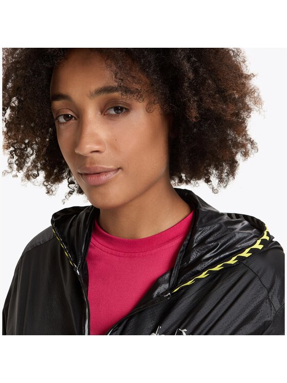Diadora Diadora Kurtka przejściowa DIADORA L. MULTILAYER JACKET BE ONE Czarny Regular Fit