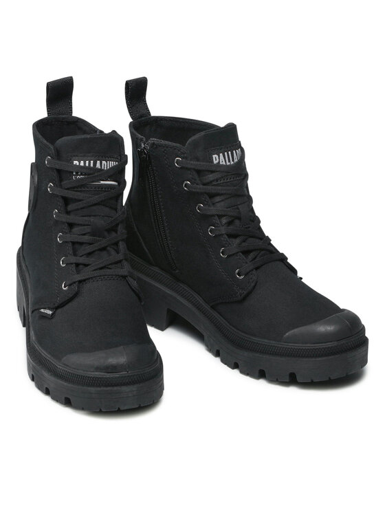 Palladium Palladium Bakancs Pallabase Twill 96907-008-M Fekete