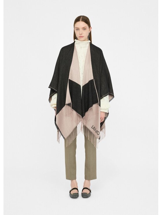 Liu Jo Liu Jo Poncho 2F5031T030022222 Nero Regular Fit