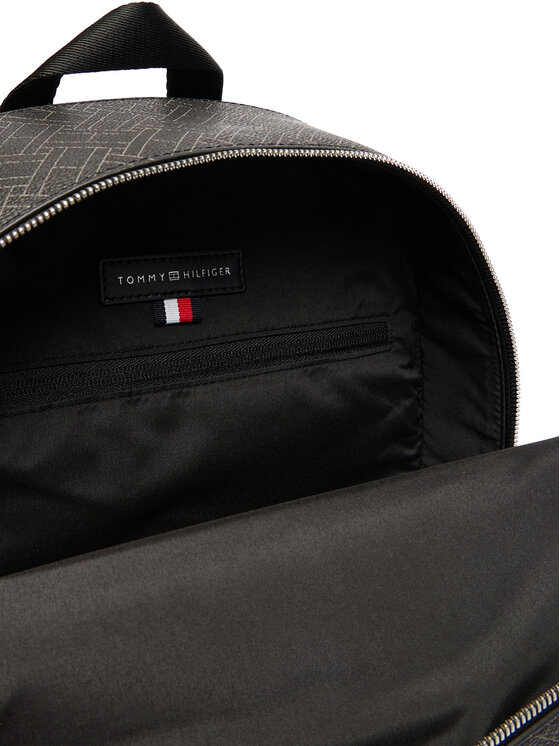 Tommy Hilfiger Tommy Hilfiger Rucsac Th Flag Monogram Backpack AM0AM14137 Negru