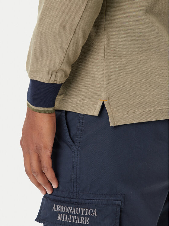Aeronautica Militare Aeronautica Militare Polo 252PO1896UP00173 Kaki Regular Fit
