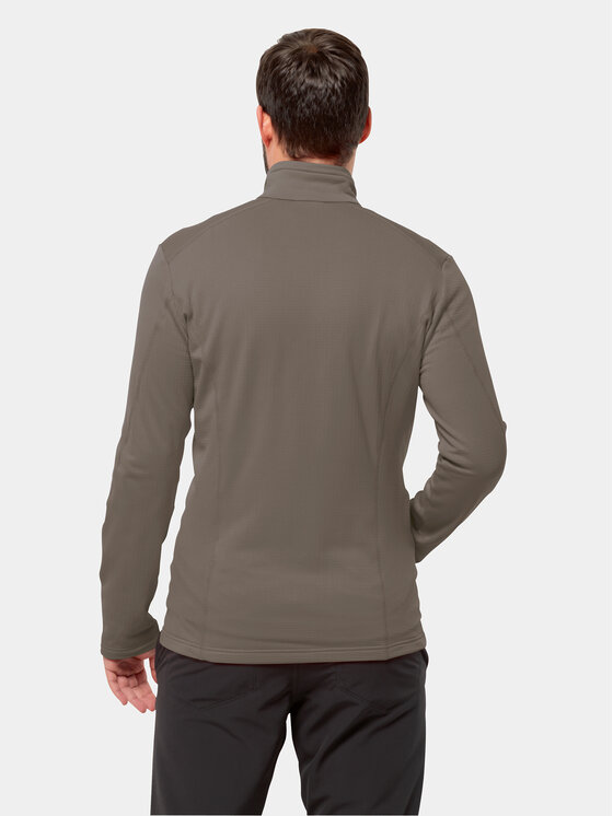 Jack Wolfskin Jack Wolfskin Tehnička majica dugih rukava Kolbenberg Fz 1710521 Smeđa Regular Fit