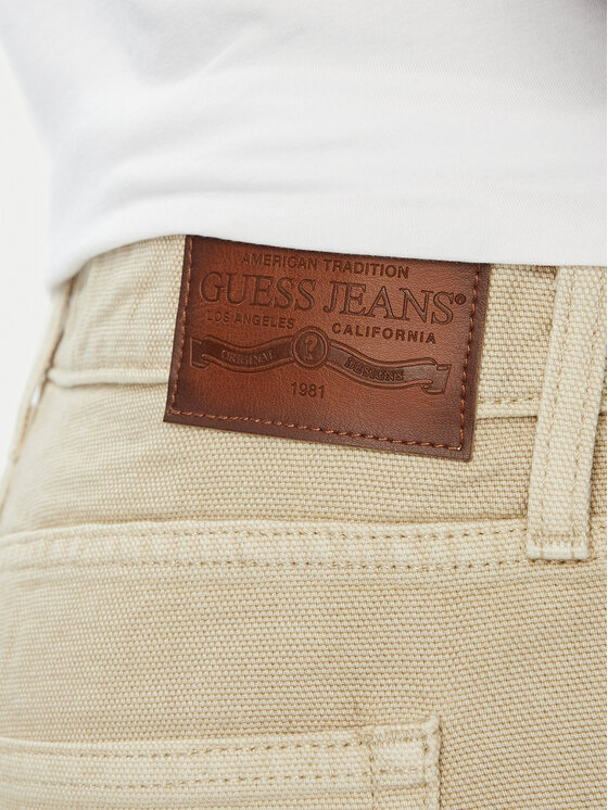 Guess Jeans Guess Jeans Τζιν M6YAB3 W2742 Ανοιχτό μπεζ Relaxed Fit