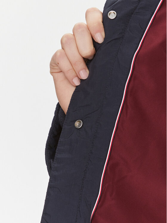 Tommy Hilfiger Tommy Hilfiger Übergangsjacke WW0WW40468 Dunkelblau Relaxed Fit