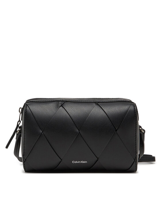 Calvin Klein Calvin Klein Дамска чанта Ck Woven Camera Bag K60K613002 Черен