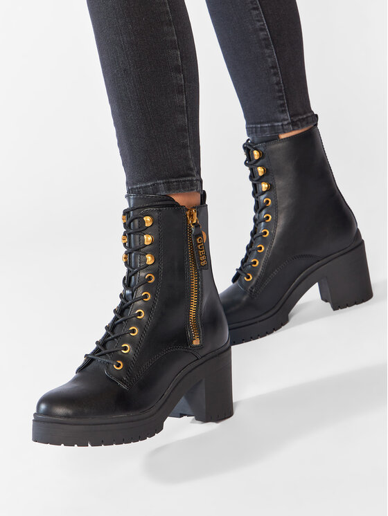 Guess Guess Μποτάκια Cabra2 FL7CBR ELE10 Μαύρο