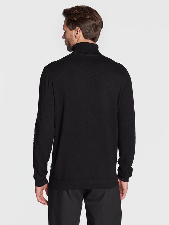 KARL LAGERFELD KARL LAGERFELD Rollkragenpullover 655037 524305 Schwarz Regular Fit