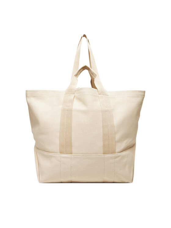 Tommy Jeans Tommy Jeans Τσάντα Tjw Tote Edition Canvas AW0AW17542 Μπεζ