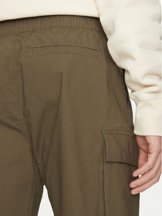 Calvin Klein Jeans Calvin Klein Jeans Kratke hlače iz tkanine J30J327376 Bež Regular Fit