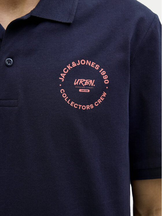 Jack & Jones Jack & Jones Polo Simon 12269299 Σκούρο μπλε Regular Fit