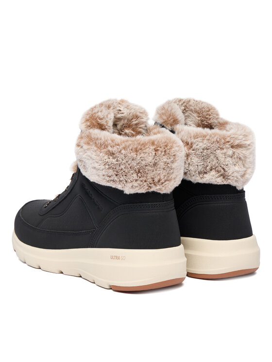 Skechers Skechers Kotníková obuv Glacial Ultra 144199/BLK Černá