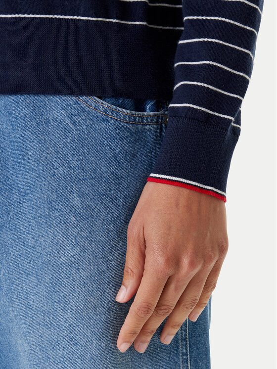 Tommy Hilfiger Tommy Hilfiger Kardigan WW0WW42370 Granatowy Regular Fit