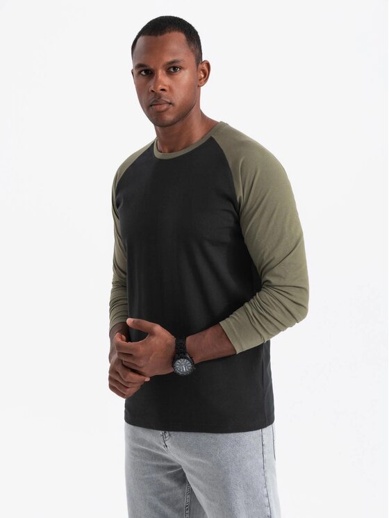Longsleeve, rozmiar XXL, Czarny, OM-LSCL-0105