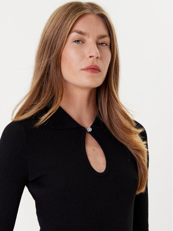 Marella Marella Πουλόβερ Emme by Marella Plume 2525366111 Μαύρο Slim Fit