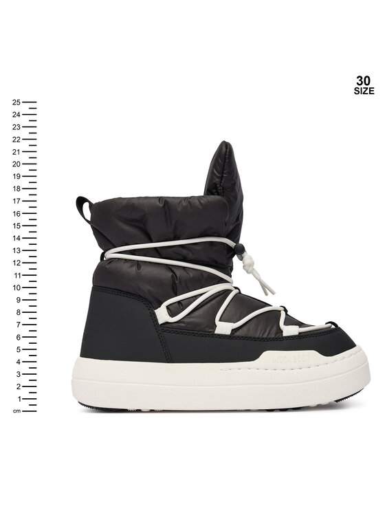 Moon Boot Moon Boot Μπότες Χιονιού Jr Park lace Mid 80D3440070 D Μαύρο