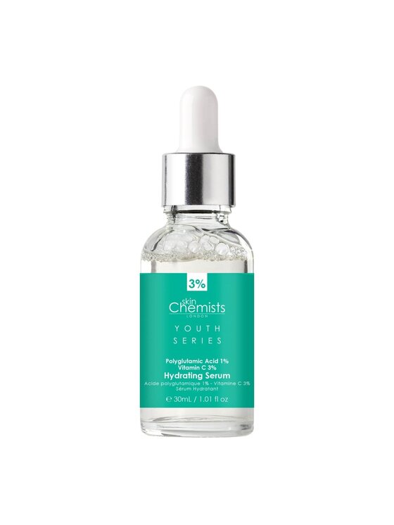 skinChemists skinChemists Serum nawilżające - kwas poliglutaminowy 1%, witamina C 3% Serum