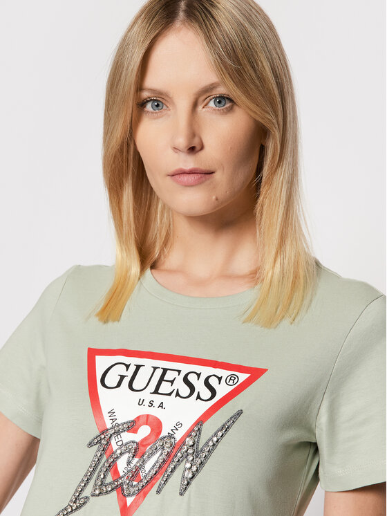 T-shirt Sparkle Icon W2RI07 I3Z11 Verde Regular