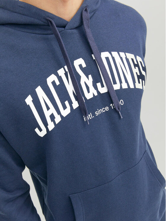 Jack & Jones Jack & Jones Džemperis ar kapuci Josh 12236513 Tumši zils Standard Fit