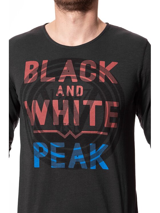 Wrangler Wrangler T-shirt PEAK TEE Nero Regular Fit