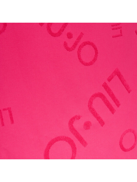 Liu Jo Liu Jo Telo da spiaggia Telo Logo Jacquard VA4209 T0300 Rosa