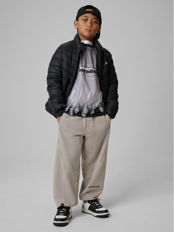 4F 4F Kurtka puchowa OUTERWEAR Czarny Regular Fit