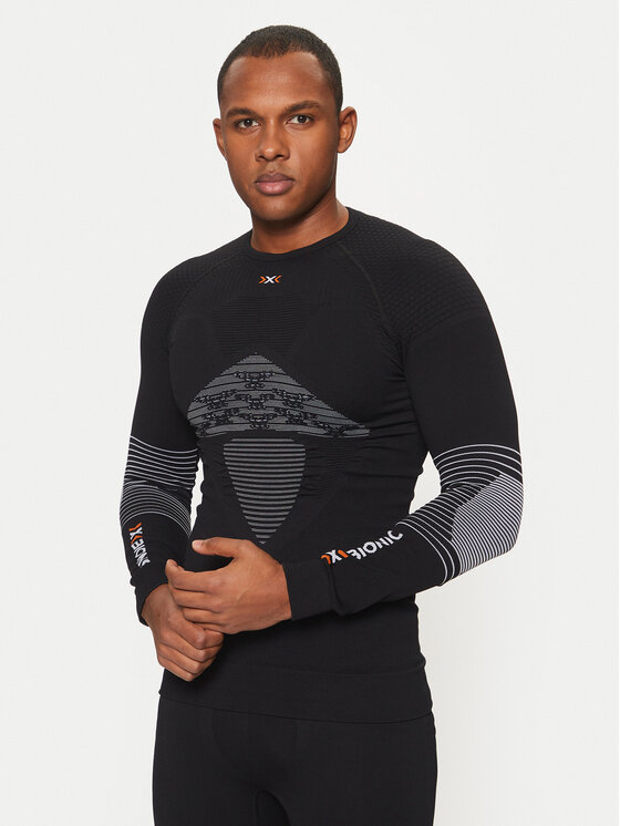 X-Bionic X-Bionic Верхня термоактивна білизна Energizer 4.0 NGYT06W19M Чорний Slim Fit