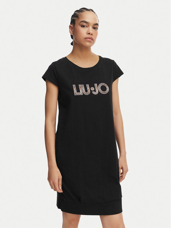 Liu Jo Beachwear Liu Jo Beachwear Haljina za svaki dan VA6212 JS003 Crna Regular Fit