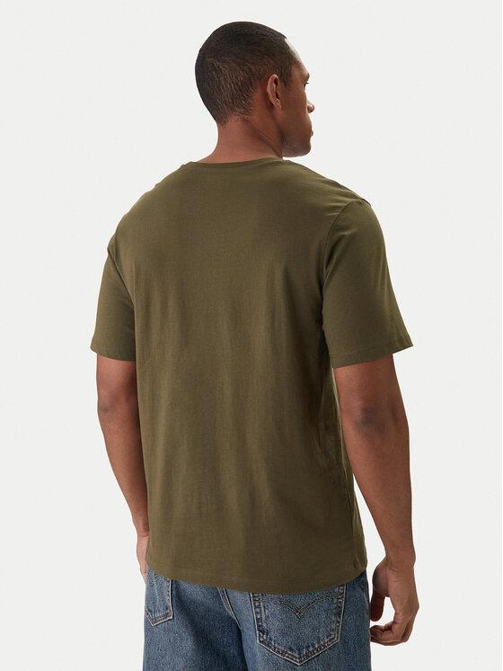Jack & Jones Jack & Jones Tričko Orrganic Basic 12156101 Zelená Slim Fit