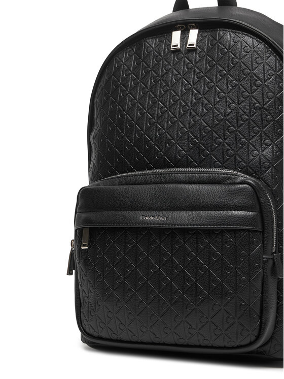 Calvin Klein Calvin Klein Раница Emblem Emboss Round Backpack LV04D3202G Черен