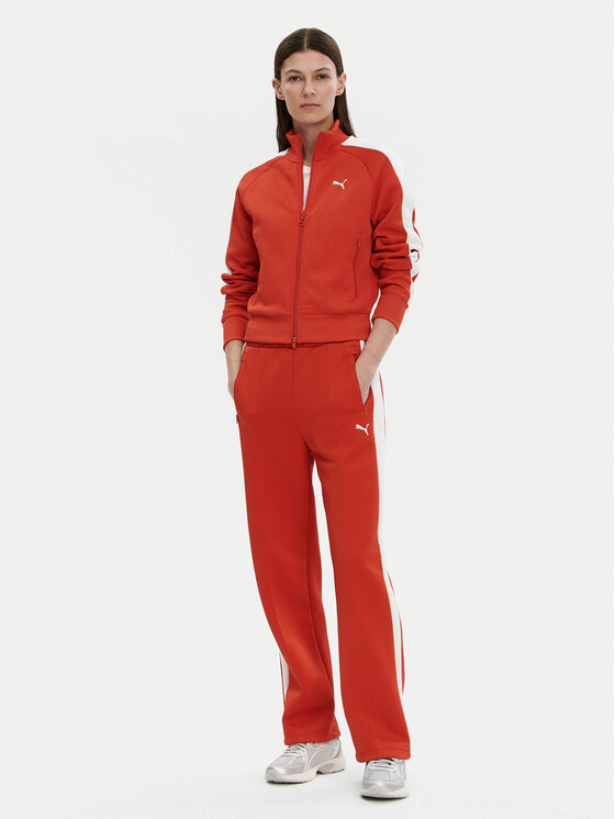Puma Puma Donji dio trenerke T7 Always On 629797 Crvena Straight Fit