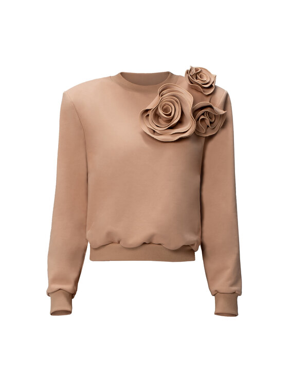 sax35th sax35th Bluza ROSEMARY Beżowy Regular Fit