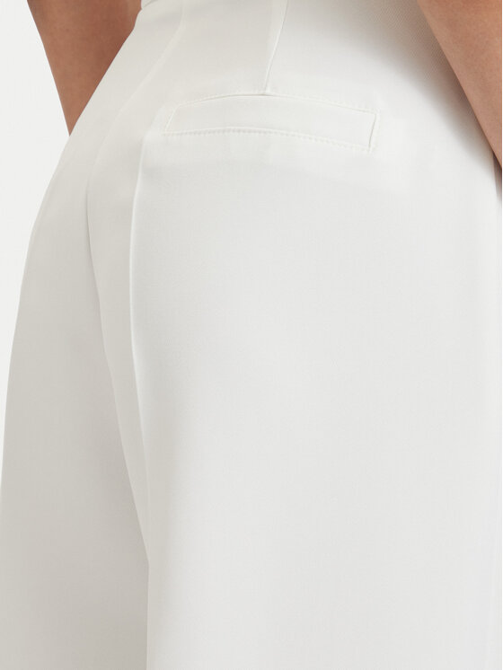 Maryley Maryley Pantaloni di tessuto 26EB680/43VA Bianco Regular Fit