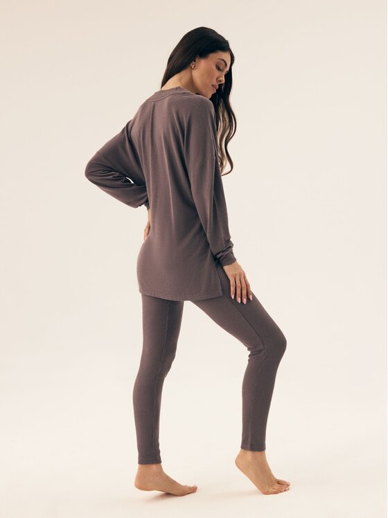 Esotiq Esotiq Sportovní set 42411 Šedá Loose Fit