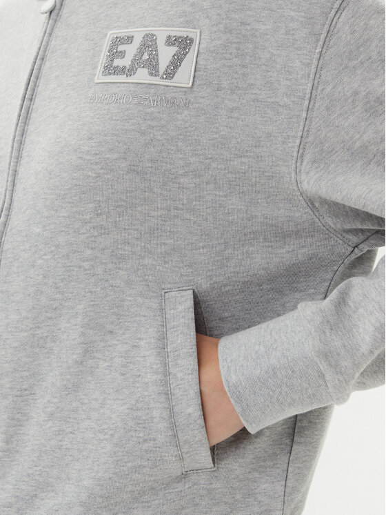 EA7 Emporio Armani EA7 Emporio Armani Felpa 7W000178 AF12473 O8002 Grigio Regular Fit