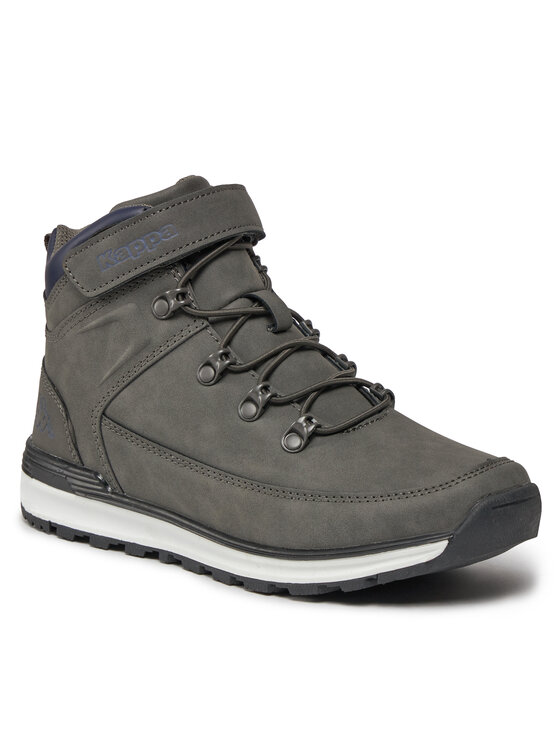 Kappa Kappa Schnürschuhe Logo Astos Md Ev Kid 371B8CW Dunkelgrau