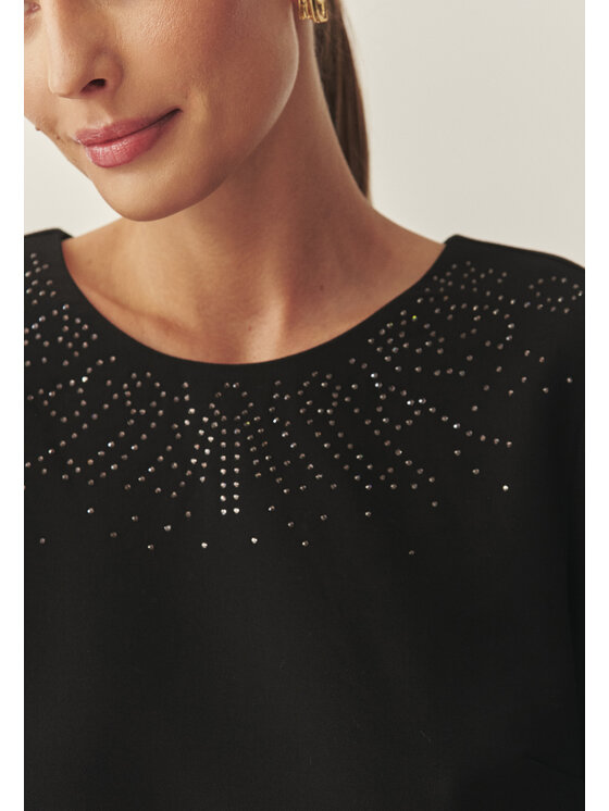 TATUUM TATUUM Sukienka codzienna KIRIA Czarny Fitted Fit
