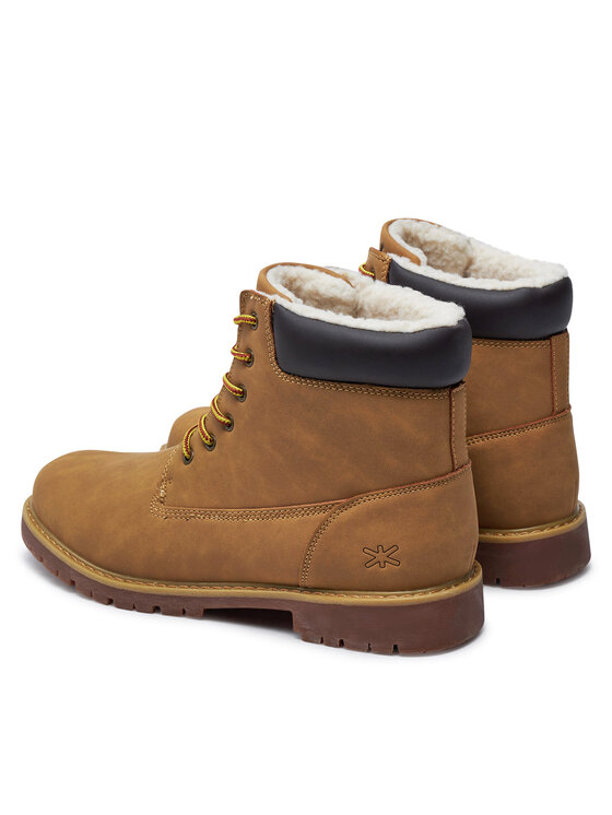 Mjuka Mjuka Schnürstiefeletten NWINN301C Gelb