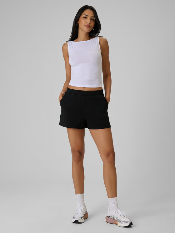 4F 4F Αθλητικό σορτς ESSENTIAL 4 Μαύρο Regular Fit