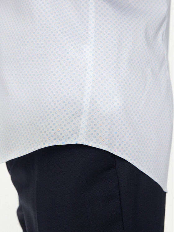 Calvin Klein Calvin Klein Marškiniai K10K113536 Balta Slim Fit