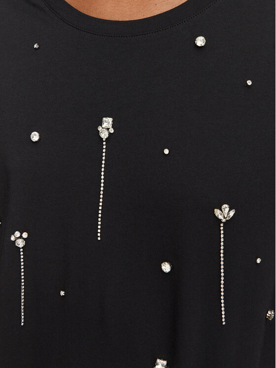 Liu Jo Liu Jo T-shirt WF6398 JS904 Crna Boxy Fit