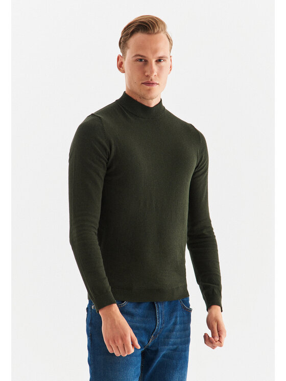 Pako Lorente Pako Lorente Sweter P22WF-2X-007 Zielony Classic Fit