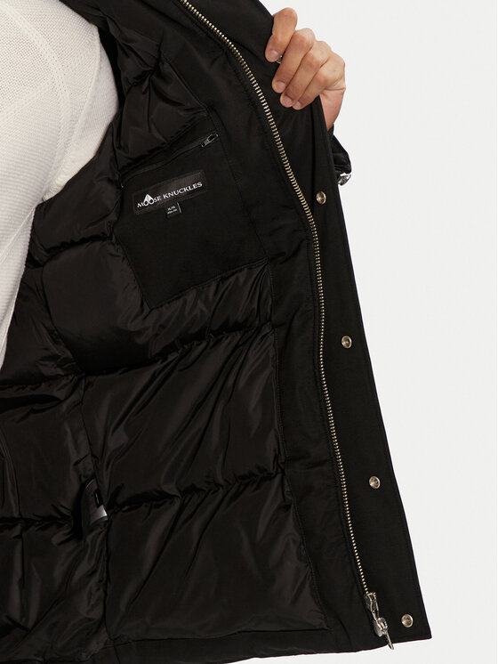 Moose Knuckles Moose Knuckles Giubbotto piumino M32MP261SX Nero Regular Fit