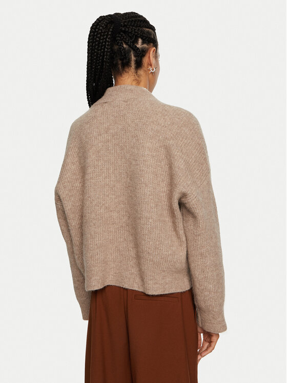 Gestuz Gestuz Pullover Alpha 10909332 Beige Loose Fit
