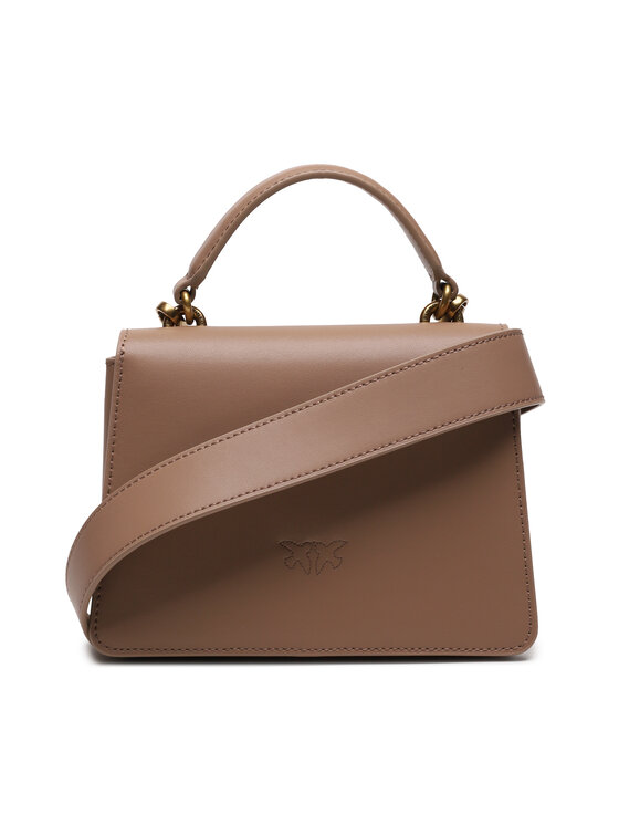 PINKO Pinko Τσάντα Love One Top Handle Mini Light 100071 A0F1 Καφέ