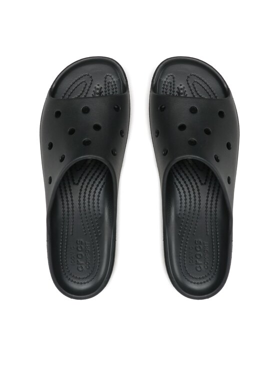 Crocs Crocs Pantoletten Classic Platform Slide 208180 Schwarz