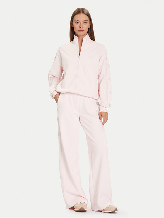 Guess Guess Teplákové kalhoty V5BB12 KCX22 Růžová Wide Leg